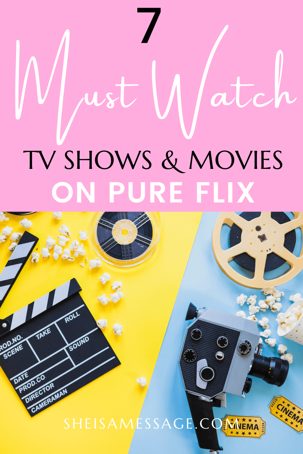 7 of The Best Christian Movies and TV Shows On Pure Flix Pinterest Image