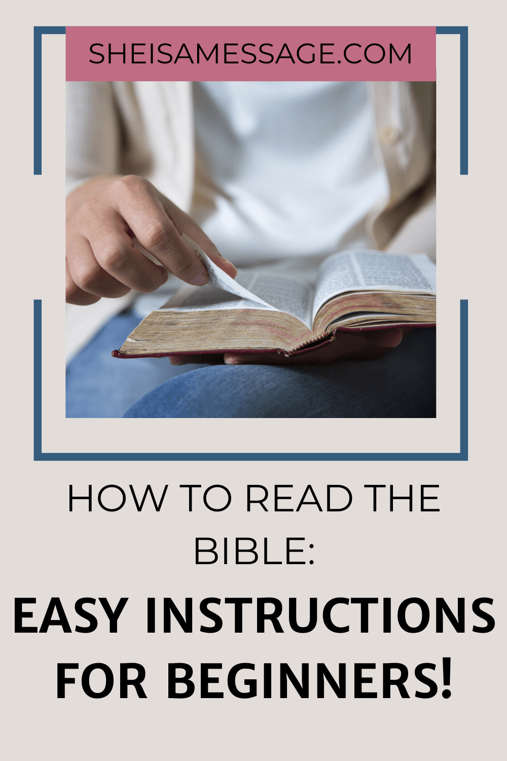 how to read the bible for beginners